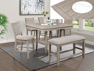 6 pc Counter Height Dining Table Set...