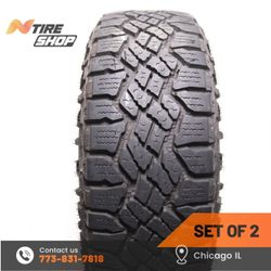 Set of 2 Used  12.5/32    265/65R17  112S  Goodyear  Wrangler Duratrac