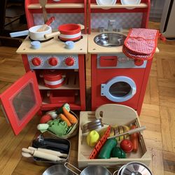 Indigo Jamm Mini Cooker Wooden Kitchen and Mini Washer