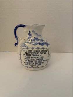 Vintage Aquarena Springs Texas Left-Handed Pitcher / Jarra de Colección