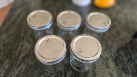 5 mason jars