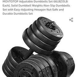 Adjustable Dumbell Weights
