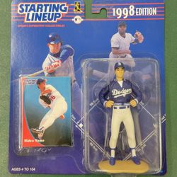 Starting lineup 1998 edition Hideo Nomo  played for the dodgers, pitcher card 
