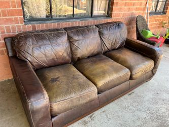 Leather sofa