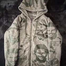 Grey Asali zip up size m