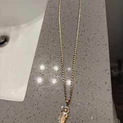 14k Curb Chain Set
