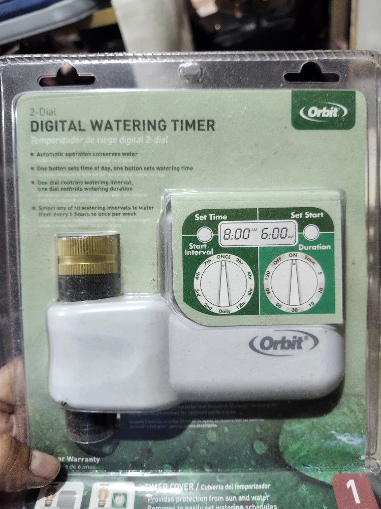 igital Timer, used for automated watering. Sprinkler Timer