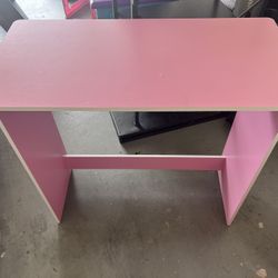 Pink Kids Desk