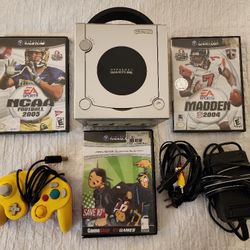 Nintendo Gamecube With 3 Games 