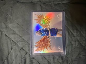 Topps Chrome Holographic Soccer Trading Card