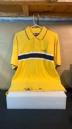 Chaps Ralph Lauren Medium Yellow Short Sleeve Shirt 