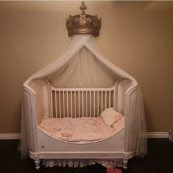 Baby Crib Rh With Mattress Bedding And Pillows