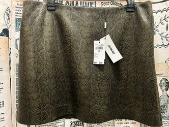NEW Jason Wu snakeskin mini skirt