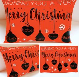 Custom family pillows!