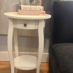 IKEA Cream End Table