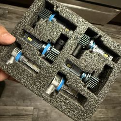 LED Bulbs lights White color Different models 9005/9006/H11/H8H9/H13/9007/9003 And more perfect brights and we have super brights and extreme brights 