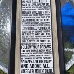 framed motivational poster 