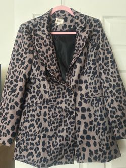 Womens animal print Blaser