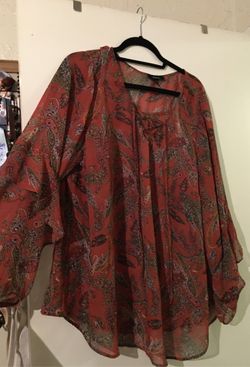 Plus size blouse 2X