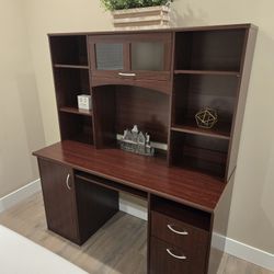 Office Desk With Hutch And Drawers 