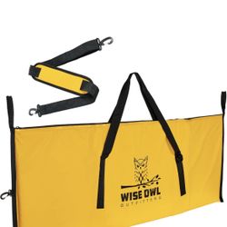 Wise Owl Outfitters Insulated Fish Bag - 68x24 Inch Leakproof Fish Cooler Bag w/Carry Handle - Portable Ice Chest Stores Fish, Food, Beverage $100