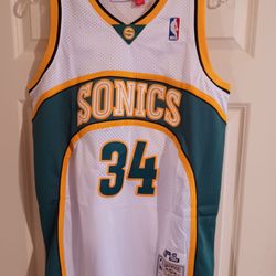 Seattle sonics jersey new adult size medium