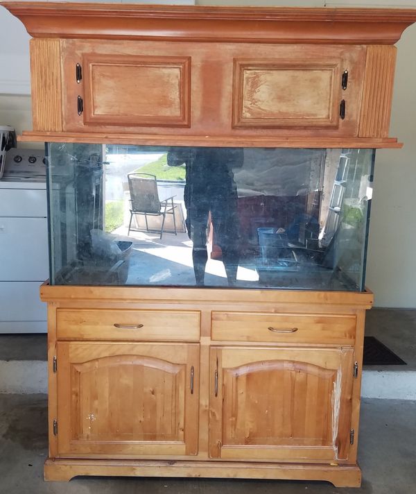 90 Gal Aquarium Fish Tank, Stand & Canopy for Sale in Miami, FL OfferUp