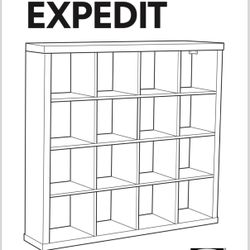 IKEA EXPEDIT Bookcase 58”x58” Birch Finish