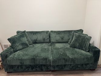 SAGE GREEN OVERSIZED SOFA