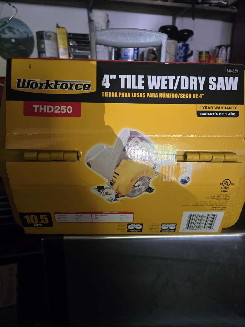 4" Tile Dry/wet Saw