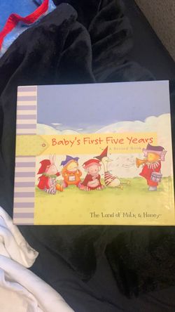 Brand new baby’s first five years book