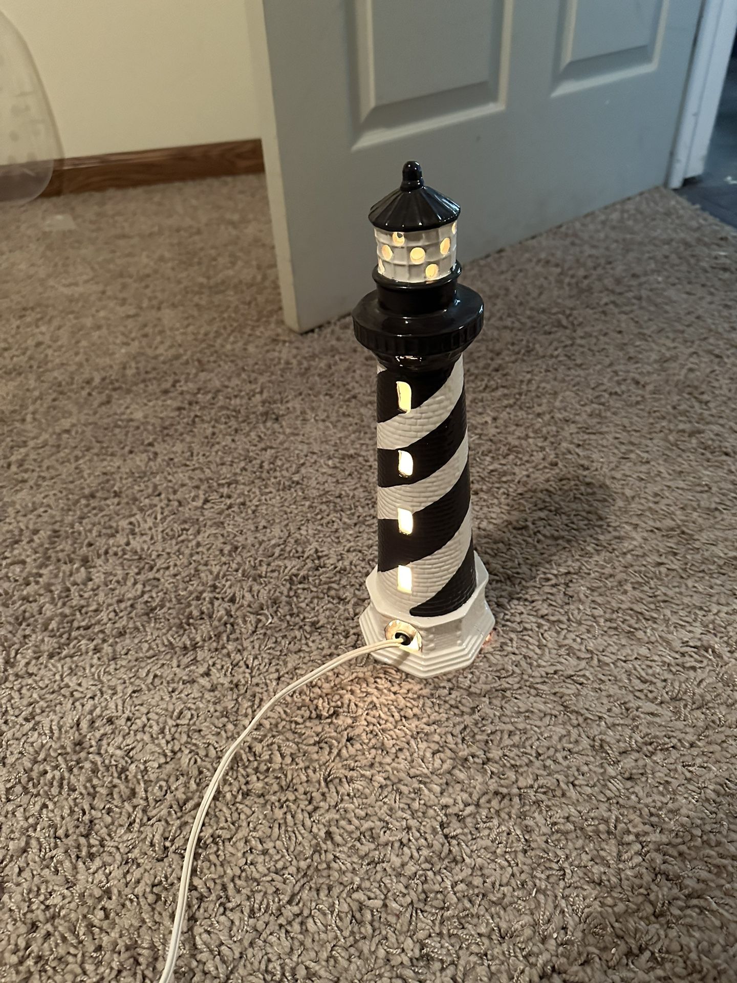 Lighthouse Figurine That Lights Up-$10 firm