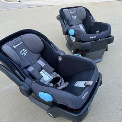 2 Uppababy Mesa Car seats And Bases