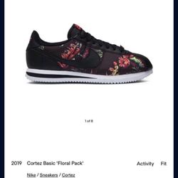 Cortez Basic 'Floral Pack' Size 9 like new   