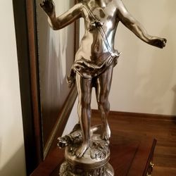 Polished cast alum cupid