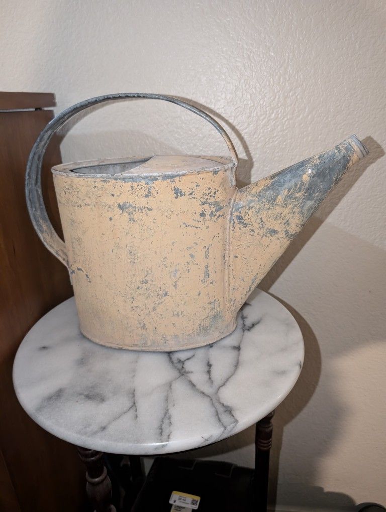 Authentic Metal Flower Watering Pot &/Or Decor