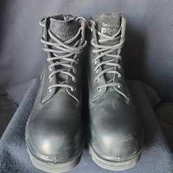 Timberland Pro 24/7 Steel Toe Work Boots Men’s 5.5 Waterproof Black Leather 