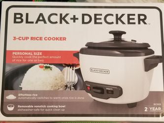 Black & Decker 3 cup rice cooker