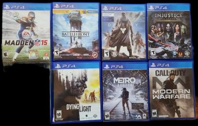 PS4 7 Game Bundle