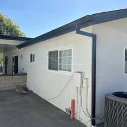 K-style and angled face rain gutter