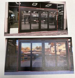 NEW Record USA Bi-Part Automatic Sliding Entrance Door System