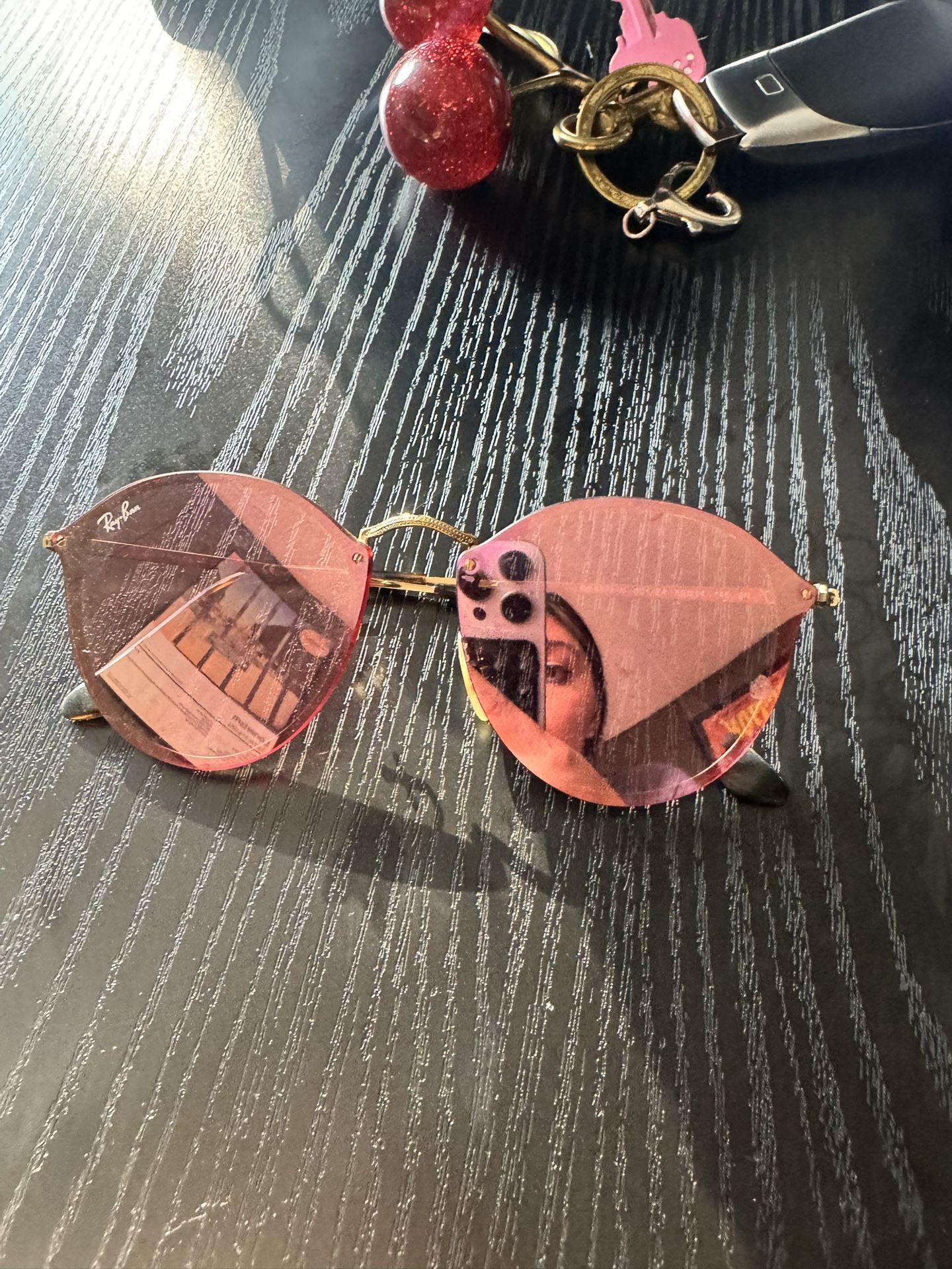 Ray ban blaze round pink