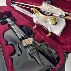 Black Merano Violin 3/4 With Case
