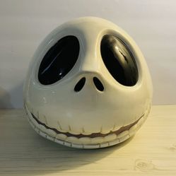 RETIRED Disney Store Nightmare Before Xmas Jack Skellington Head Cookie Jar