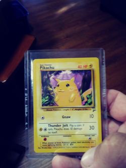 Pokemon pikachu 1999 rare card