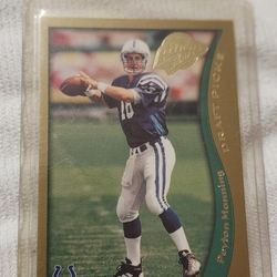 Peyton MANNING ROOKIE CARD topps Action Flats