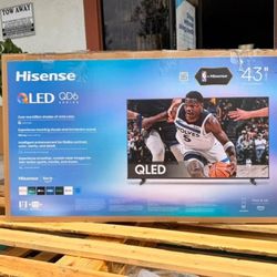 43QD65 43” Hisense smart 4k Qled tv