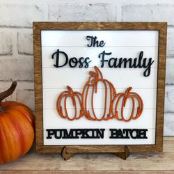 Personalized Fall Signs