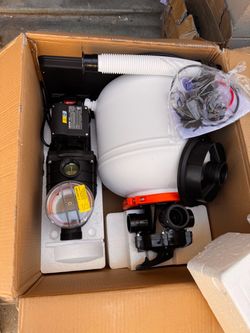 VEVOR FlashPure Sand Filter Pump, 14 in for Above Ground Pool, 0.75 HP 3500 GPH, Swimming Pool Filter System with Timer, 6X Faster Filtration, Media I