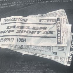 BRIDGESTONE DUELER H/P SPORT AS 225/65R17 102H